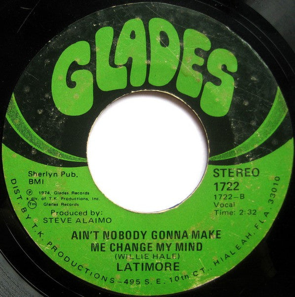 Latimore (2) : Let's Straighten It Out (7", Single, Styrene)