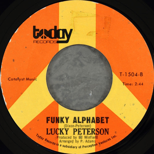 Lucky Peterson : Our Future / Funky Alphabet (7", Styrene)