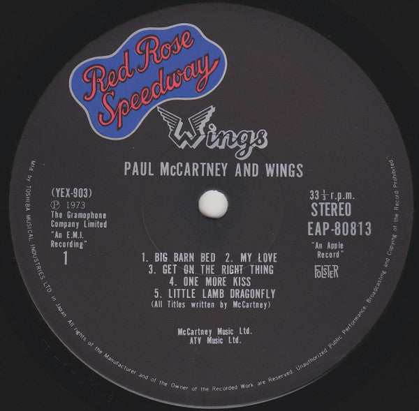 Buy Paul McCartney And Wings* = ポール・マッカートニー* : Red Rose
