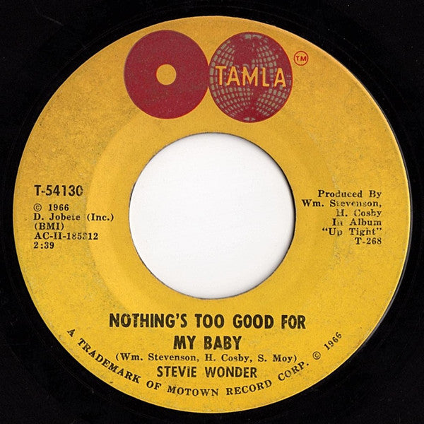 Stevie Wonder : Nothing's Too Good For My Baby / With A Child's Heart (7", Single, ARP)