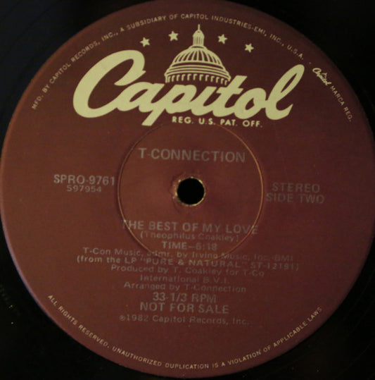 T-Connection : Party Night / The Best Of My Love (12", Promo)