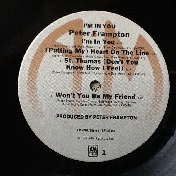 Peter Frampton : I'm In You (LP, Album, Ter)