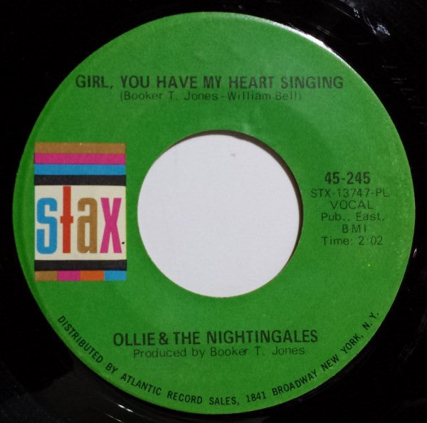 Ollie & The Nightingales : I Got A Sure Thing (7", Single, PL )