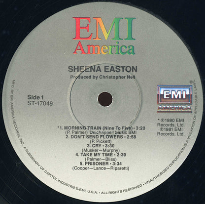 Sheena Easton : Sheena Easton (LP, Album, Win)