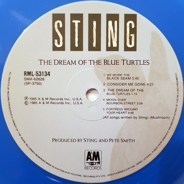 Sting : The Dream Of The Blue Turtles (LP, Album, Ltd, Blu)