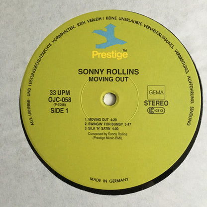 Sonny Rollins : Moving Out (LP, Album, RE)