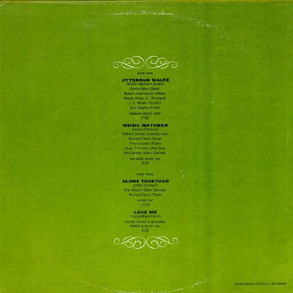 Eric Dolphy : The Eric Dolphy Memorial Album (LP, Album, RE)