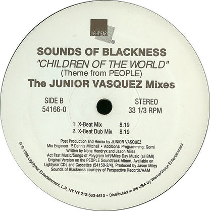 Sounds Of Blackness : Children Of The World (Theme From PEOPLE) - The Junior Vasquez Mixes (12")