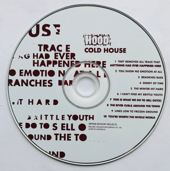 Hood : Cold House (CD, Album)