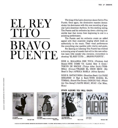 Tito Puente : El Rey Bravo (LP, Album, RE)