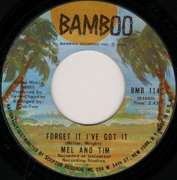 Mel And Tim* : Mail Call Time (7")