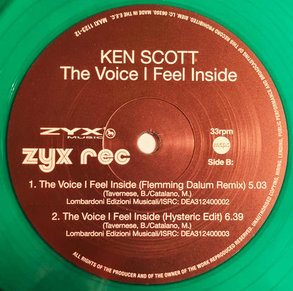 Ken Scott (3) : The Voice I Feel Inside (12", Maxi, Gre)