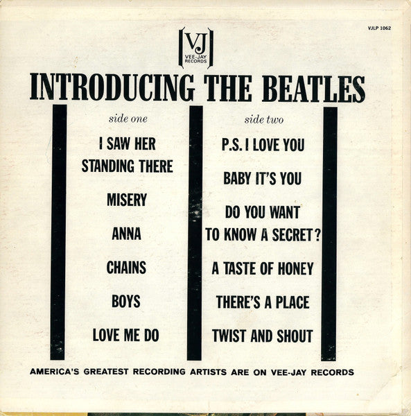 The Beatles : Introducing... The Beatles (LP, Album, Unofficial)