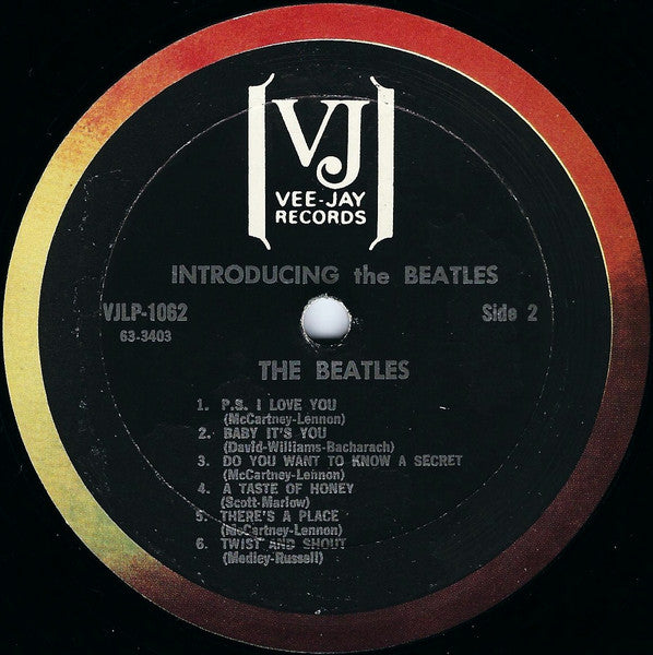 The Beatles : Introducing... The Beatles (LP, Album, Unofficial)