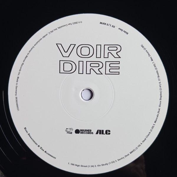 Earl Sweatshirt & The Alchemist* : Voir Dire (LP, Album)