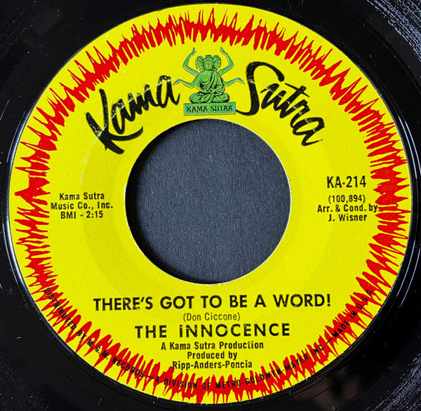 The Innocence : There's Got To Be A Word! (7", Single, Styrene, Mon)