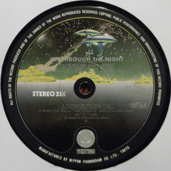 Def Leppard : On Through The Night (LP, Album)