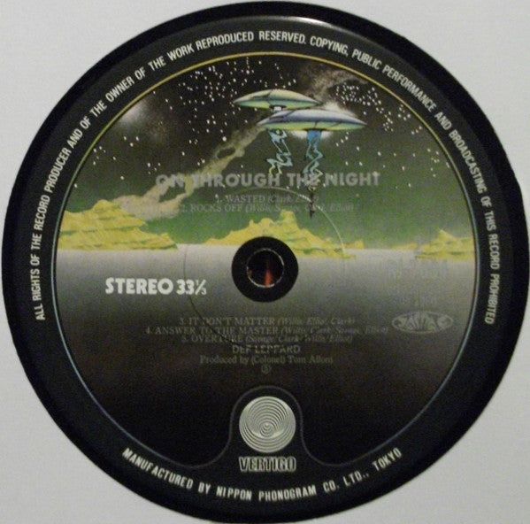 Def Leppard : On Through The Night (LP, Album)