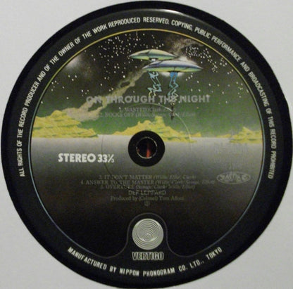 Def Leppard : On Through The Night (LP, Album)