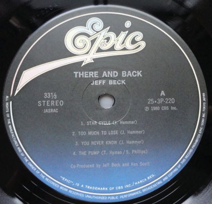 Jeff Beck : There and Back (LP, Album)