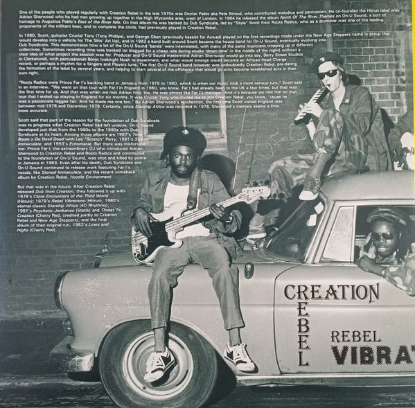 Creation Rebel : Rebel Vibrations (LP, Album, RE)