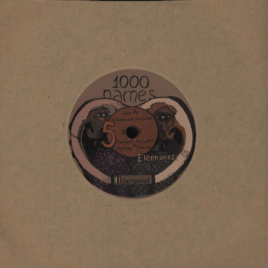 1000 Names : 50 Elephants (7")