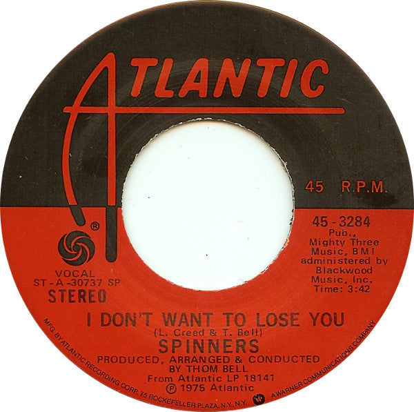 Spinners : "They Just Can't Stop It" The Games People Play (7", Single, RP, SP )