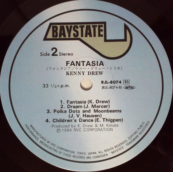 Kenny Drew Trio* : Fantasia (LP, Album)