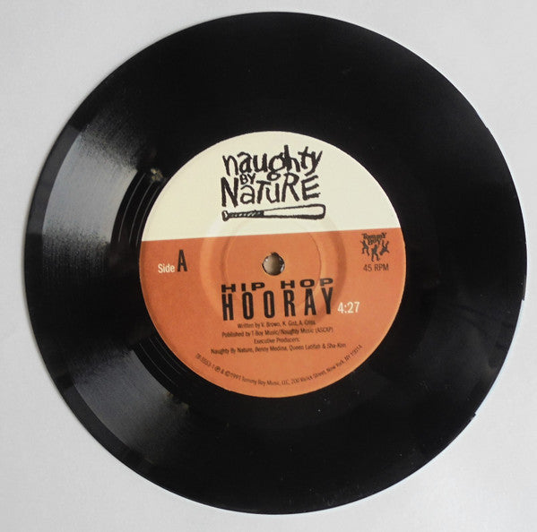 Naughty By Nature : Hip Hop Hooray / Written On Ya Kitten (7", Single)