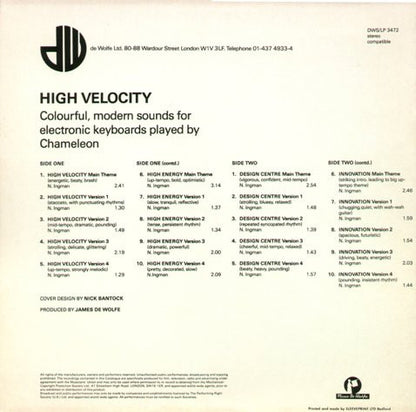 Chameleon (19) : High Velocity (LP)