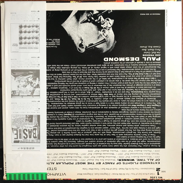 Paul Desmond : "First Place Again" Playboy (LP, Album, RE)