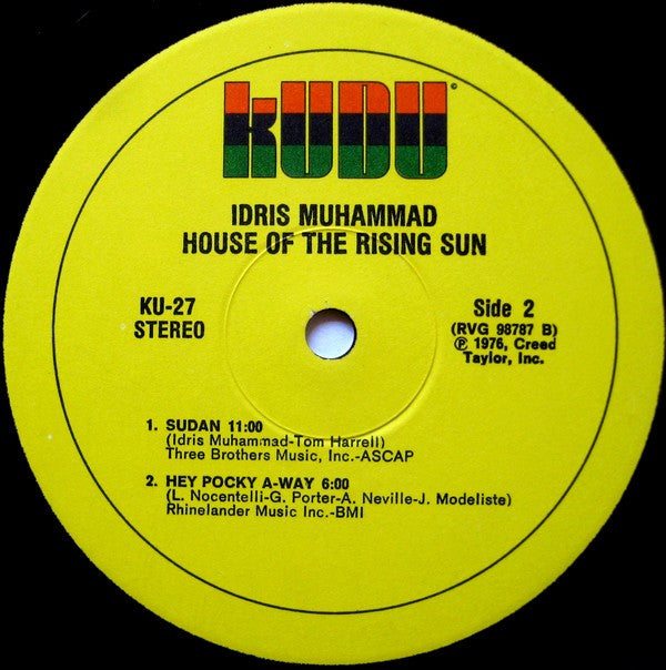 Idris Muhammad : House Of The Rising Sun (LP, Album)