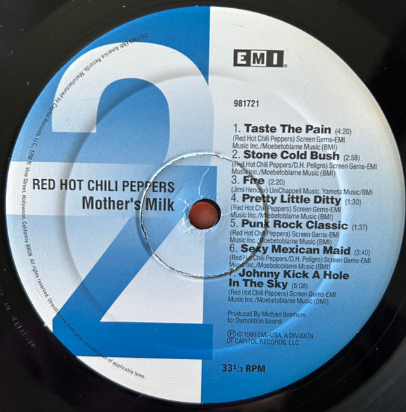 Red Hot Chili Peppers : Mother's Milk (LP, Album, Ltd, RE, RP, 180)