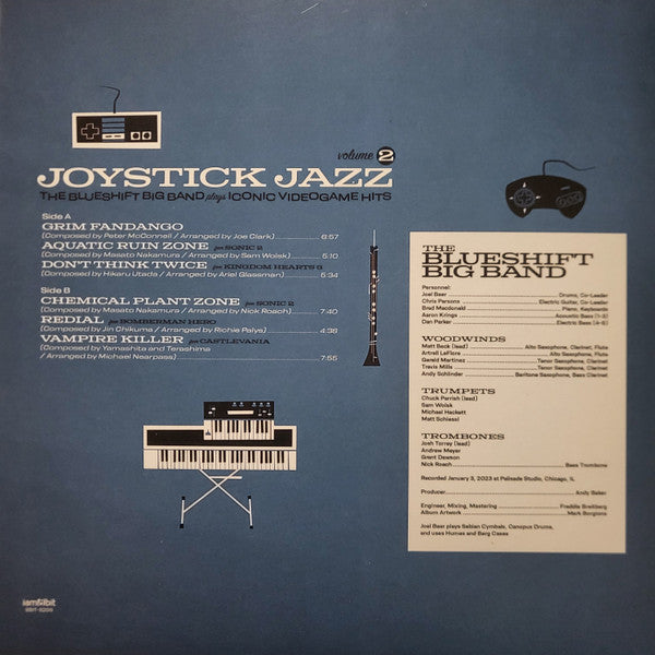 The Blueshift Big Band : Joystick Jazz: The Blueshift Big Band Plays Iconic Video Game Hits Volume 2 (LP, Album)