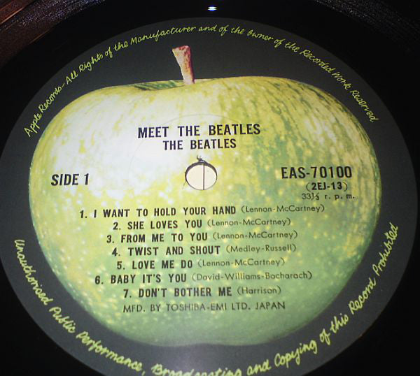 The Beatles = ザ・ビートルズ* : Meet The Beatles! = ビートルズ！ (LP, Album, Mono, RE)