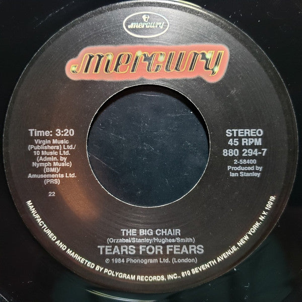 Tears For Fears : Shout (7", Single, Spe)