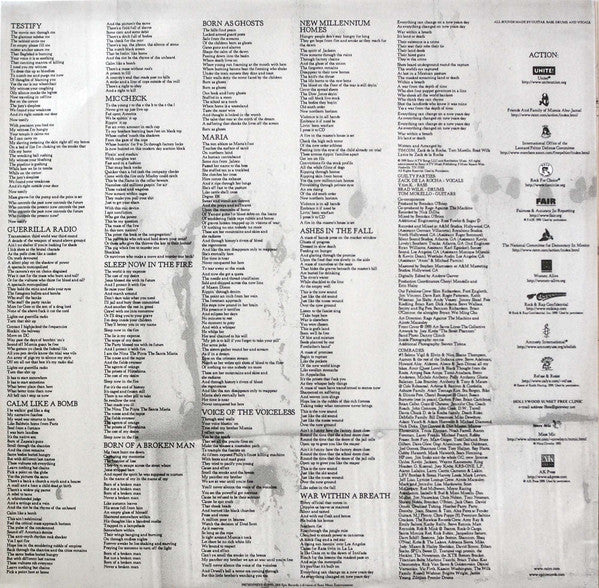 Rage Against The Machine : The Battle Of Los Angeles (LP, Album, RE, RP)