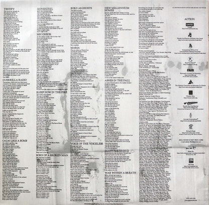Rage Against The Machine : The Battle Of Los Angeles (LP, Album, RE, RP)