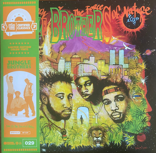 Jungle Brothers : Done By The Forces Of Nature (2xLP, Album, Ltd, Num, RE, Red)