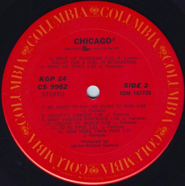 Chicago (2) : Chicago (2xLP, Album, RP, Chi)