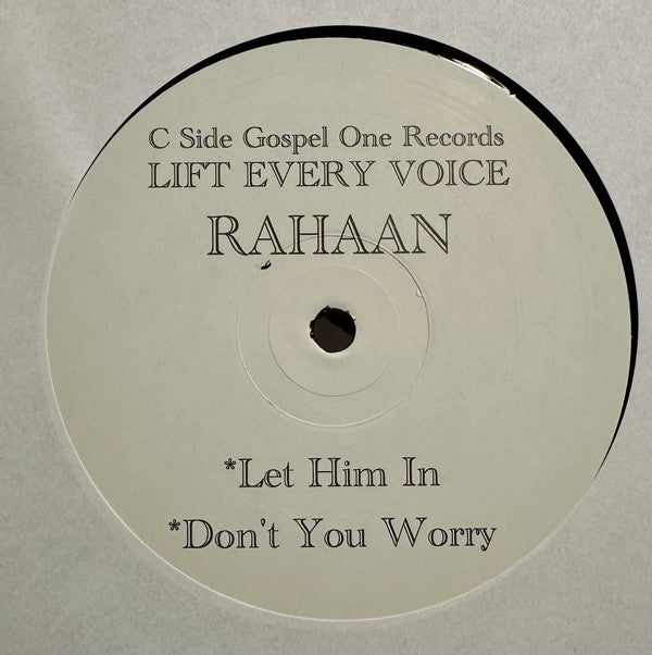 Rahaan : Lift Every Voice (2x12")