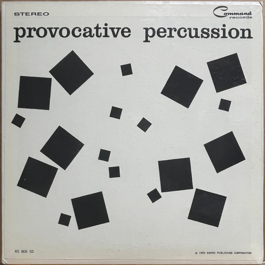 The Command All-Stars : Provocative Percussion (LP, Album, Club, Cap)