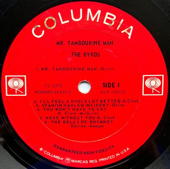 The Byrds : Mr. Tambourine Man (LP, Album, Mono)
