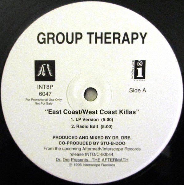 Group Therapy : East Coast/West Coast Killas (12", Promo)
