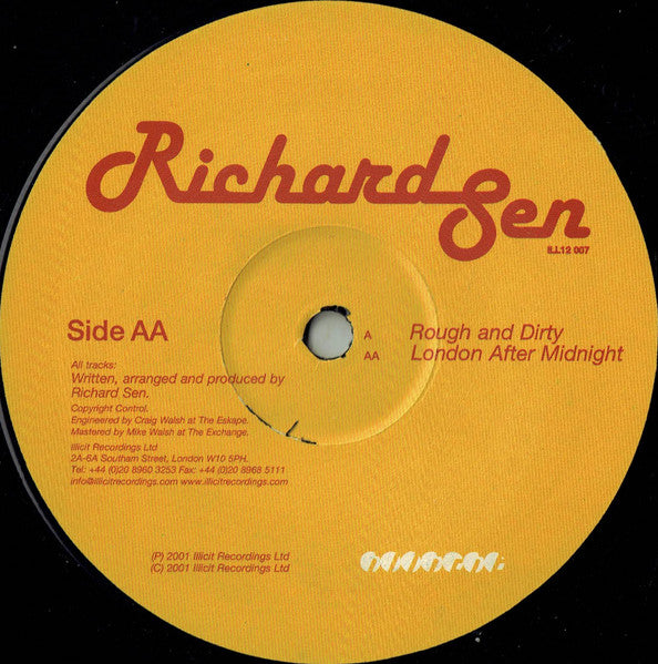 Richard Sen : Rough And Dirty / London After Midnight (12")