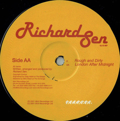 Richard Sen : Rough And Dirty / London After Midnight (12")