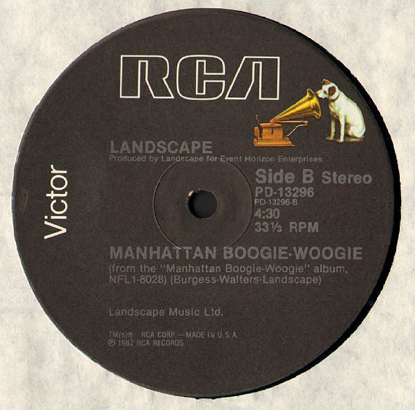 Landscape : It's Not My Real Name (Remixed Version) / Manhattan Boogie-Woogie (12")