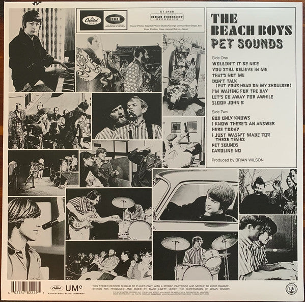 The Beach Boys : Pet Sounds (LP, Album, RE, 50t)