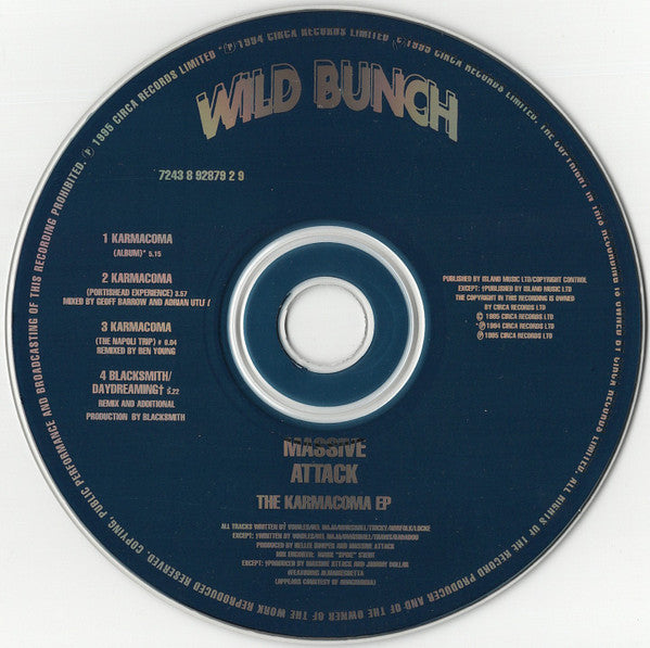 Massive Attack : Karmacoma EP (CD, EP)