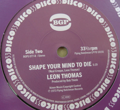 Leon Thomas : It's My Life I'm Fighting For / Shape Your Mind To Die (7", Single)